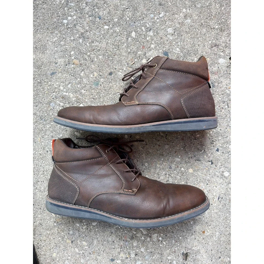 Nunn Bush Mens Brown Chukka Boots 85009-249 Size 12M Lace Up Casual Shoes